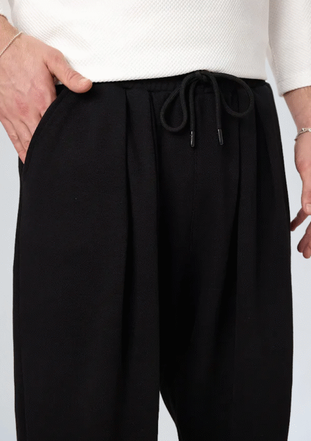 Bohem Keten Şalvar Pantolon - Görsel 3