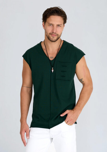 Oversize V Yaka Atlet - Görsel 3