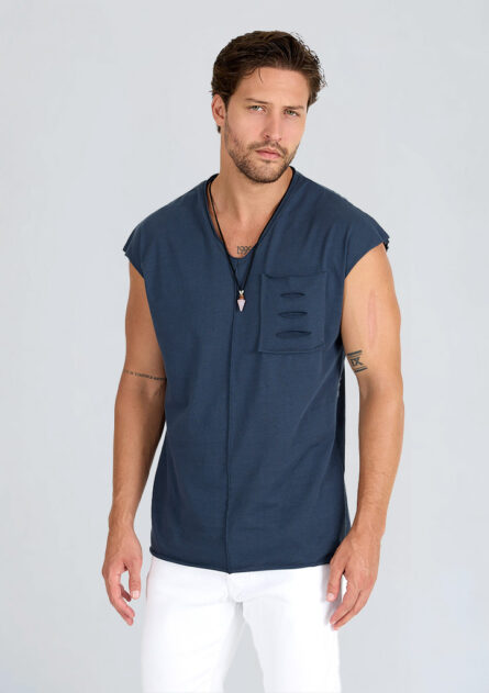 Oversize V Yaka Atlet - Görsel 4