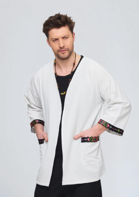 Etnik Desen Kimono - Görsel 2