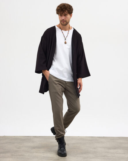 Pantolon Tşört Kimono 3'lü Set - Görsel 2