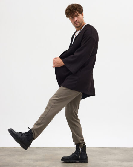 Pantolon Tşört Kimono 3'lü Set - Görsel 3