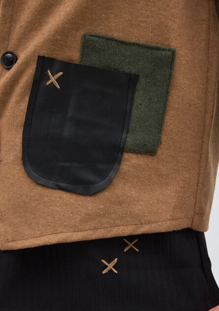 Etnik Desen Bohem Kaşe Yelek - Görsel 4