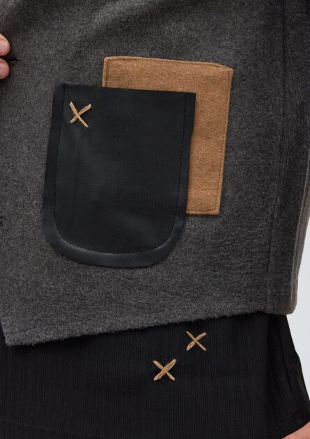 Etnik Desen Bohem Kaşe Yelek - Görsel 9