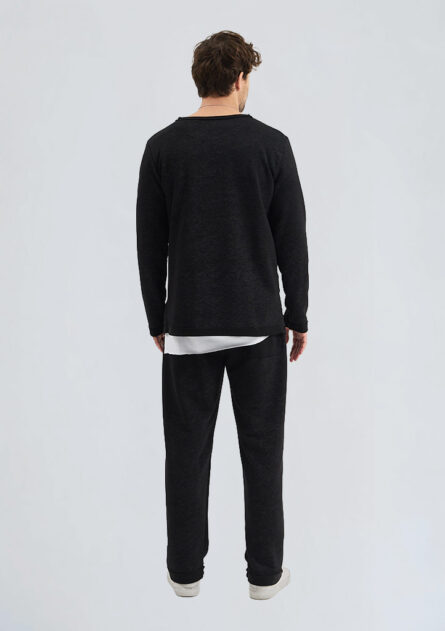 BABBOSS 2 İplik Uzun Kollu Asimetrik Takım - Görsel 4