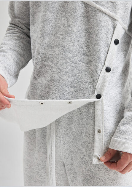 BABBOSS 2 İplik Uzun Kollu Asimetrik Sweat - Görsel 3