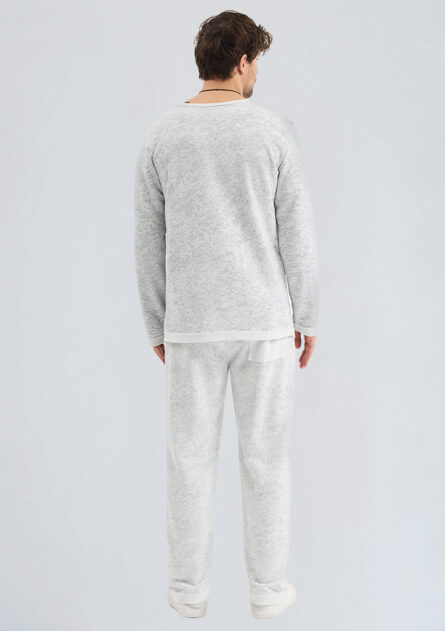 BABBOSS 2 İplik Uzun Kollu Asimetrik Sweat - Görsel 4